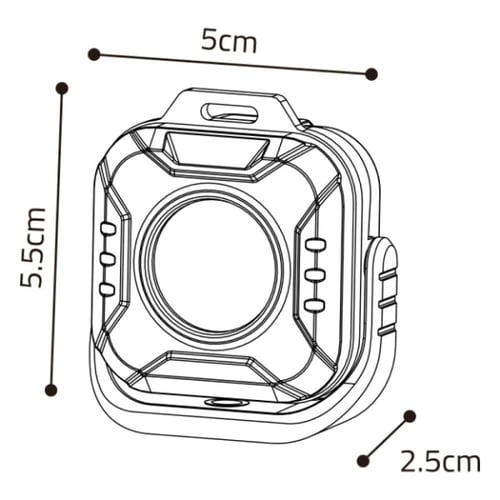 كشاف مخيمات قابل للشحن 500 لومن، إضاءة قوية، بطاري...