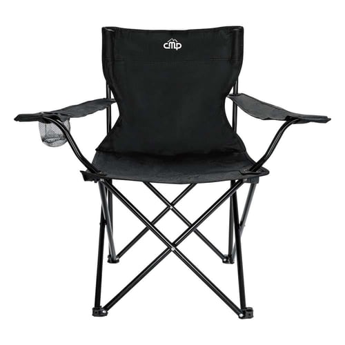 كرسي رحلات أسود قابل للطي يتحمل 100 كجم يجمع بين ا...