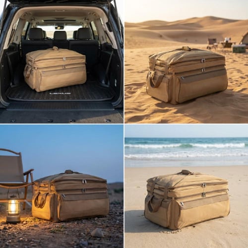 عزبة cmp مع صندوق 198 لتر- سهلة الحمل والتنقل، تحا...