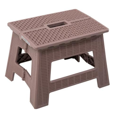 كرسي وسلم بلاستيك يتحمل 100 كجم، سهل التنظيف،ضمان...