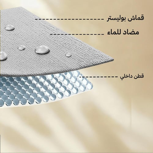 خيمة النزهة قطنية 3×3م، متينة وتتحمل الاستخدام الخ...