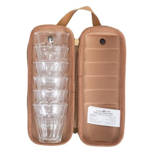 طقم استكانات ضد الصدمات 6 استكانات- مقاومة للصدمات...