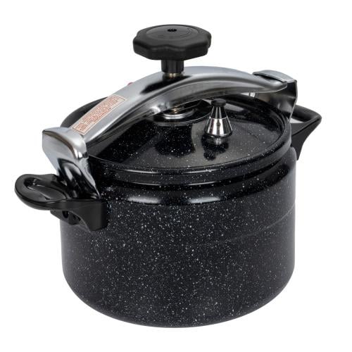 قدر ضغط الومنيوم ثقيل 9 لتر، يُسرع من وقت الطبخ، ض...