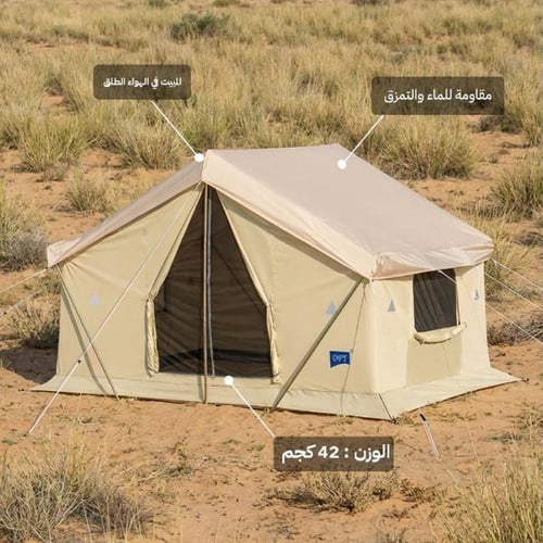 خيمة الحجرة قماش كانفاس 4×3×2.5م، مقاومة قوية للعو...