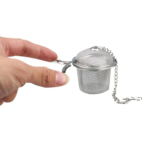 مصفاة ابريق شاي 4.5 سم- تمنع تسرب الشوائب، سهلة ال...