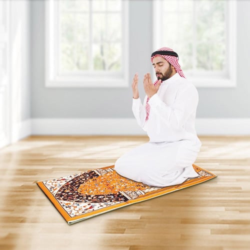 سجادة صلاة مع كرسي يتحمل 102 كجم، جاهز للاستخدام ف...