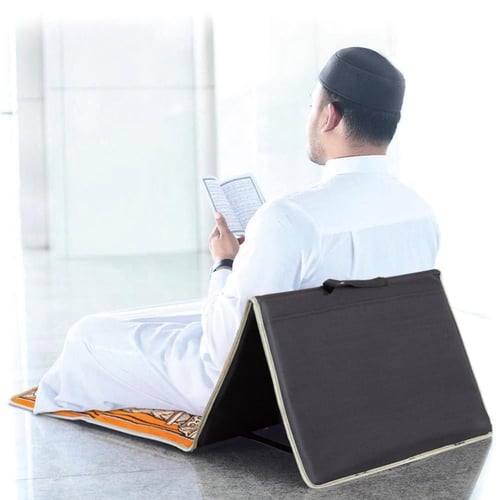 سجادة صلاة مع كرسي يتحمل 102 كجم، جاهز للاستخدام ف...