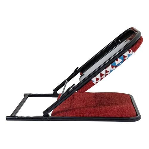 كرسي رحلات أرضي قابل للطي 3 مستويات أحمر يتحمل حتى...