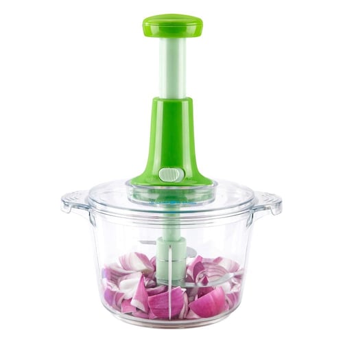 قطاعة الخضروات والفواكة 19×30.5 سم 2 لتر، توفر مسا...