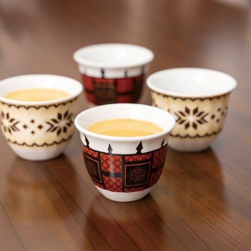 شنطة فناجيل مكتملة 6 قطع، توفر تنظيم لأدوات الضياف...