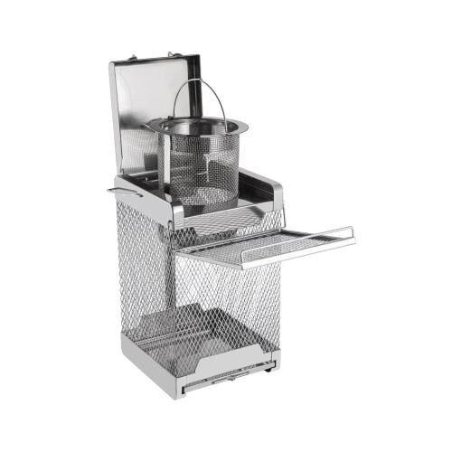 دفاية على الفحم ستانلس ستيل 22×38.5 سم، متينة ، سه...