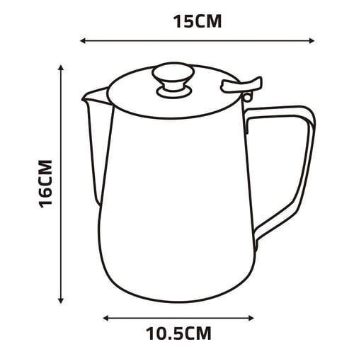 مفواح قهوة ستانليس ستيل عالي الجودة 1لتر- متين وطو...