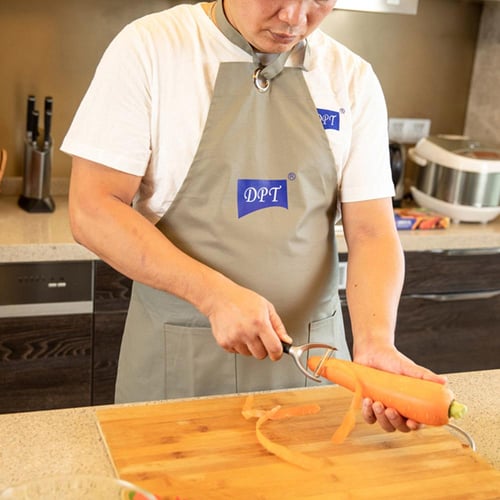 مريلة مطبخ ضد الاشتعال - تحمي من البقع والحرارة، س...