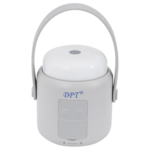 مروحة هواء للتخييم مع كشاف 200 لومن- تشغيل طويل، ت...