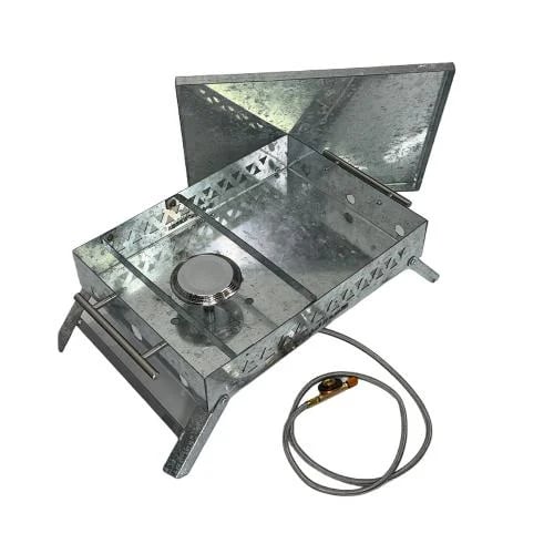Portable Heating Grill with Cotton Carry Bag - 25 x 35 cm