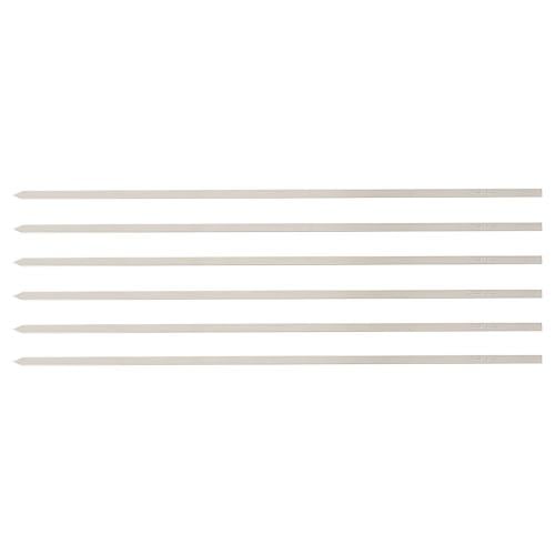 طقم اسياخ شوي ستانلس ستيل عالي الجودة 60 سم- يمنع...