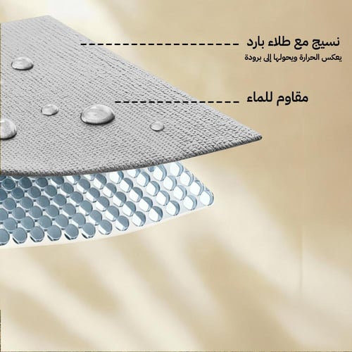 خيمة عازلة 2.1×2.1×1.7م- تحجب الحرارة وأشعة الشمس...