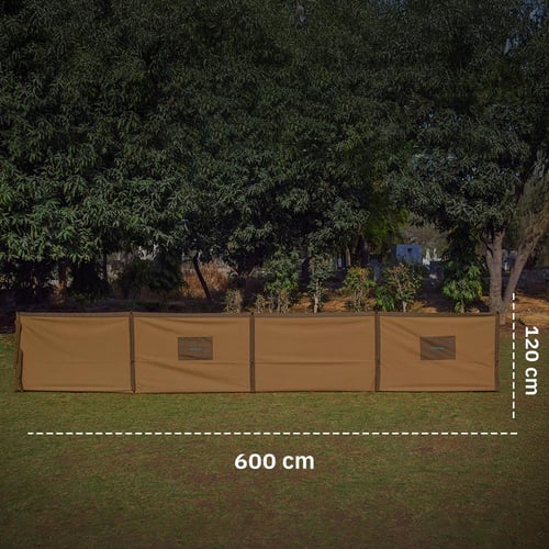 رواق والتخييم 6×1.20 م، يوفر حماية من الرياح،ضمان...