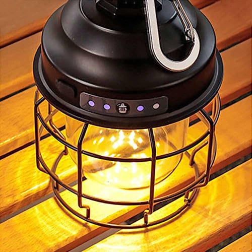 كشاف مخيمات قابل للشحن 250 لومن، إضاءة ساطعة بدرجا...