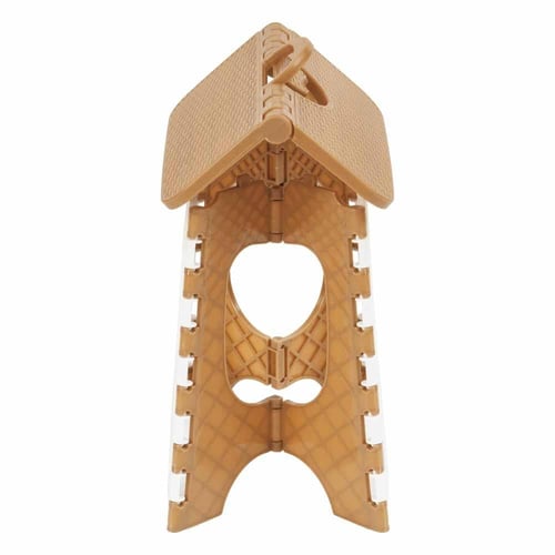 كرسي وسلم الفخامة يتحمل 140 كجم، يمكن طيه، قابل لل...