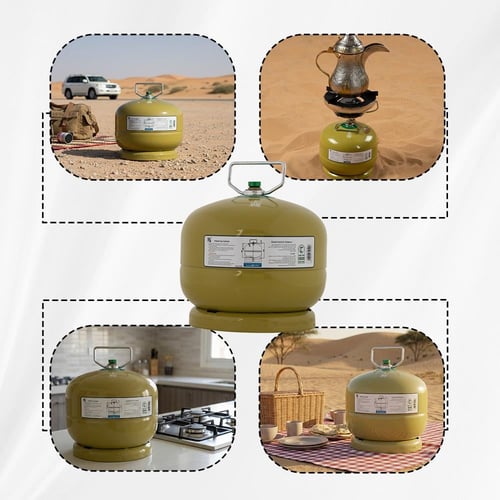 دبة غاز هندي قابلة للتعبئة 2 كيلو - حاصلة على علام...