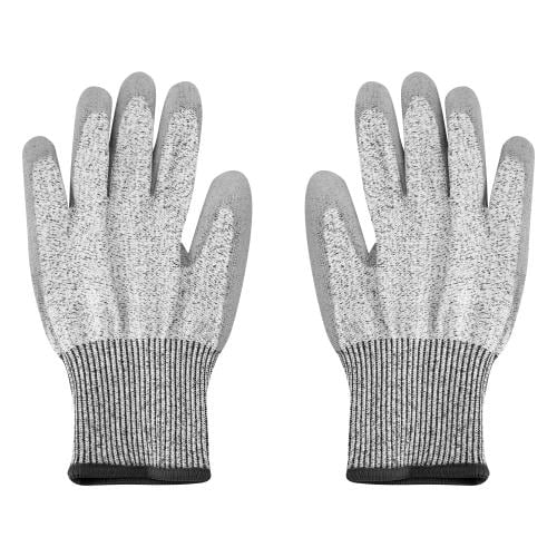 قفاز مقاوم للحرارة والقطع 25 سم، حماية قوية من الق...