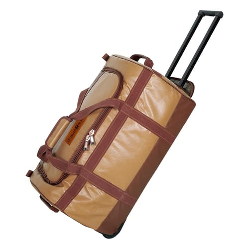 شنطة أغراض السفر بكفرات 68 لتر- مقاومة للماء، تتحم...