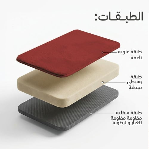 فرشة جلوس1×2.2م، ثبات مثالي أثناء الجلوس، ضمان سنت...