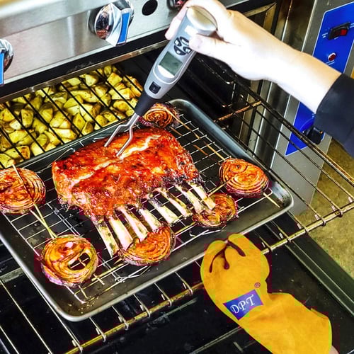 قفازات يد جلد 40* 14 سم- حماية عالية لليد والذراع،...