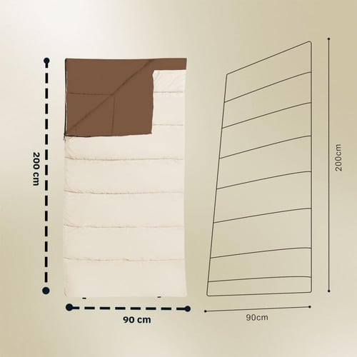 فراش نوم البر 0.9*2 م حتى -6° مئوية- مقاوم للعوامل...