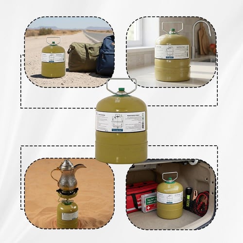 دبة غاز هندية قابلة للتعبئة 1.25 كجم – آمنة ومضمون...