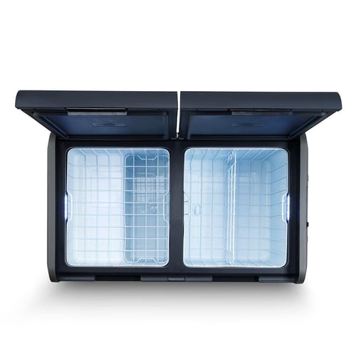 ثلاجة سيارة فريزر متنقلة المطورة 94 لتر- سريع التب...