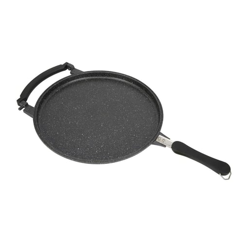 مقلاة مزدوجة بطبقة غير لاصقة 36*5 سم- تسهيل الطهي...