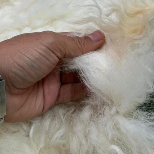 فرو طبيعي ثقيل، لراحة أكبر أثناء جلستك