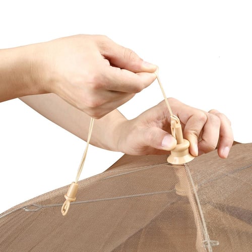 غطاء اطعمة قابل للطي 35×35 سم، يمنع دخول الحشرات،ض...