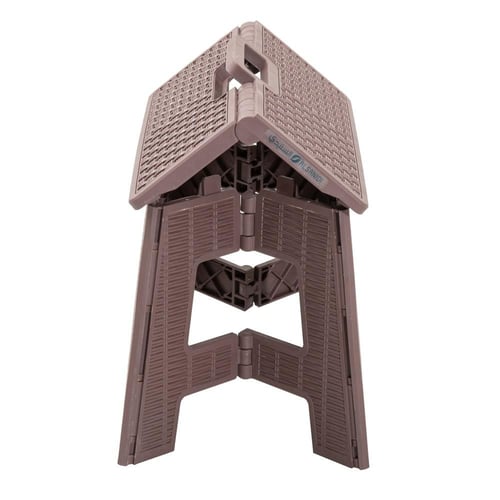 كرسي وسلم بلاستيك يتحمل 100 كجم، سهل التنظيف،ضمان...