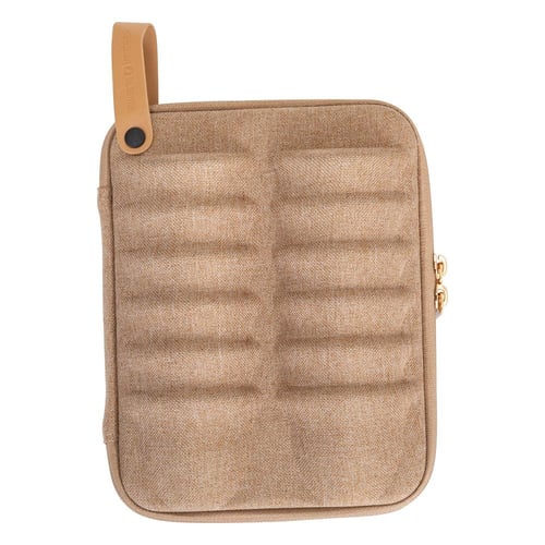 طقم فناجيل قهوة بالنقش العسيري 16.7*24.2*7.9سم- حم...