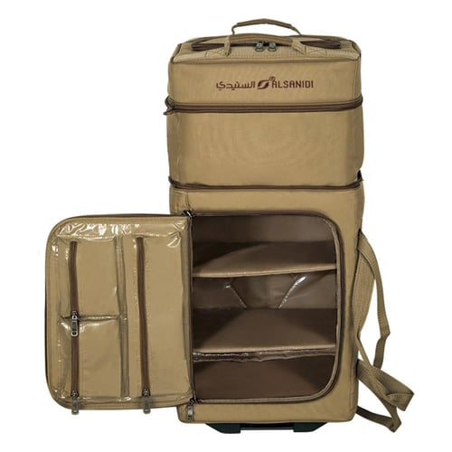 شنطة أغراض السفر بكفرات 89 لتر- مساحة كبيرة، تنظيم...