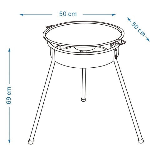 دوار السعادة بالغاز هندي 65* 65* 46 سم- يتحمّل الا...