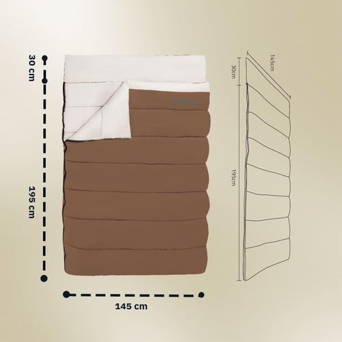 فراش نوم البر 1.95 * 1.45 م حتى -6° مئوية- مقاوم ل...