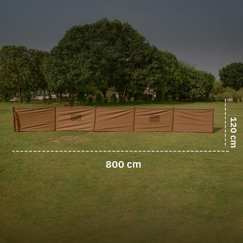 رواق والتخييم 8×1.20 م، يحمي من الرياح، مناسب لأجو...