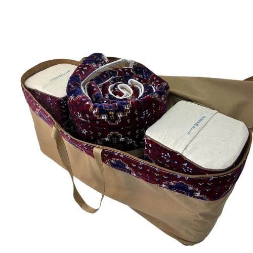 Rofa Red Complete Seating Set with Carry Bag for Easy Transport
