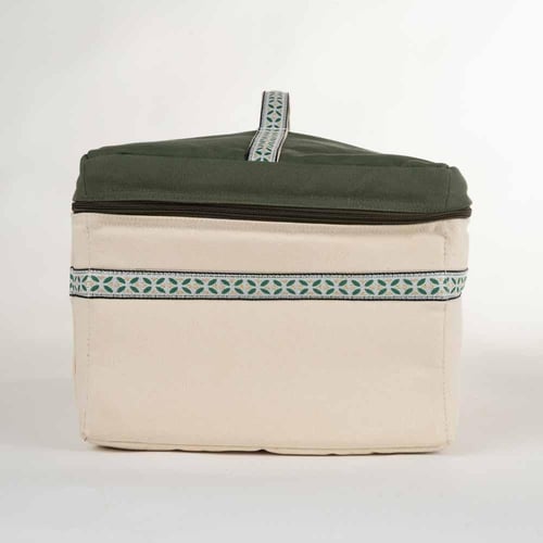 شنطة روفا منقوشة 33 لتر، مبطنة، ممتازة لتخزين أدوا...