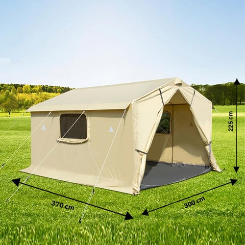 خيمة المجلس قماش كانفاس 3.7*3*2.25م، متينة وتتحمل...