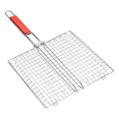 شبك شوي 30 سم- متين وسهل التنظيف، مقبض آمن ومريح،...