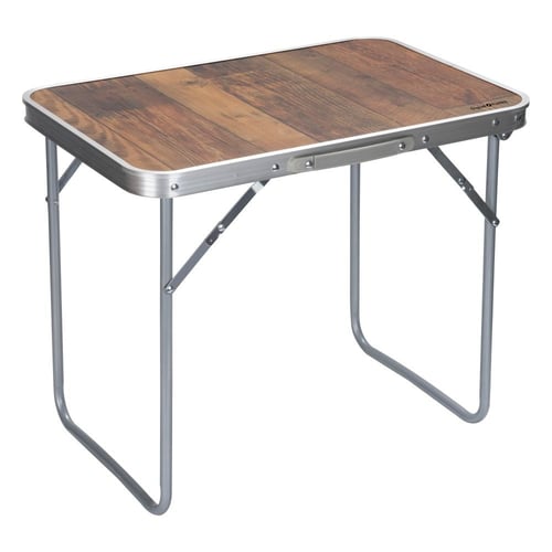 SNBC-0181 Camping Table with Weather-Resistant MDF Wood and Steel Legs