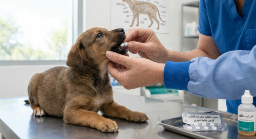De-worming tablet for imported dogs
