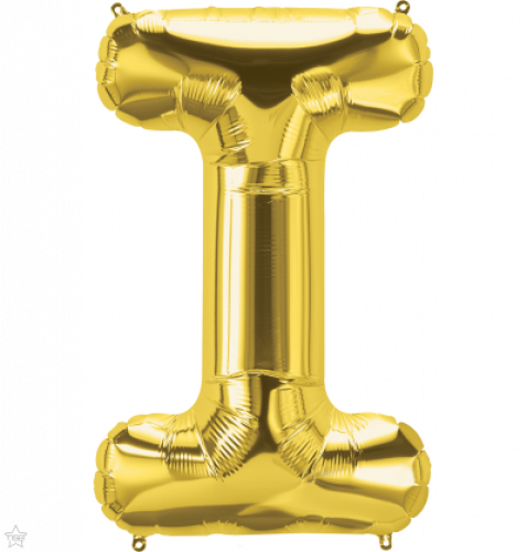 FOIL LARGE LETTER GOLD (عدد 5 قطع) I