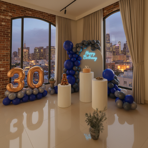 باقة تنسيق حفلة الميلاد ثيم تنسيق غروب الشمس الذهب...