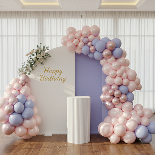 باقة تنسيق حفلة الميلاد ثيم قوس يوم ميلاد | بارتي...